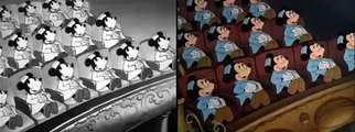 Orphans Benefit - Mickey Mouse Short - 1934 / 1941 Comparison