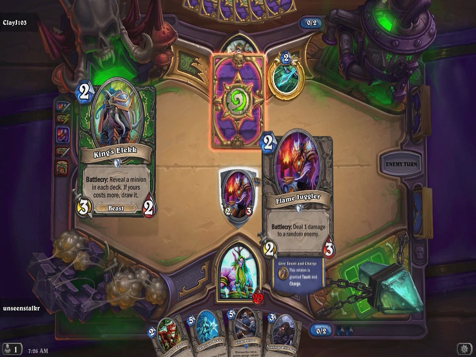 {Hearthstone} First Brawl Win - Charge! (DocuTäge)