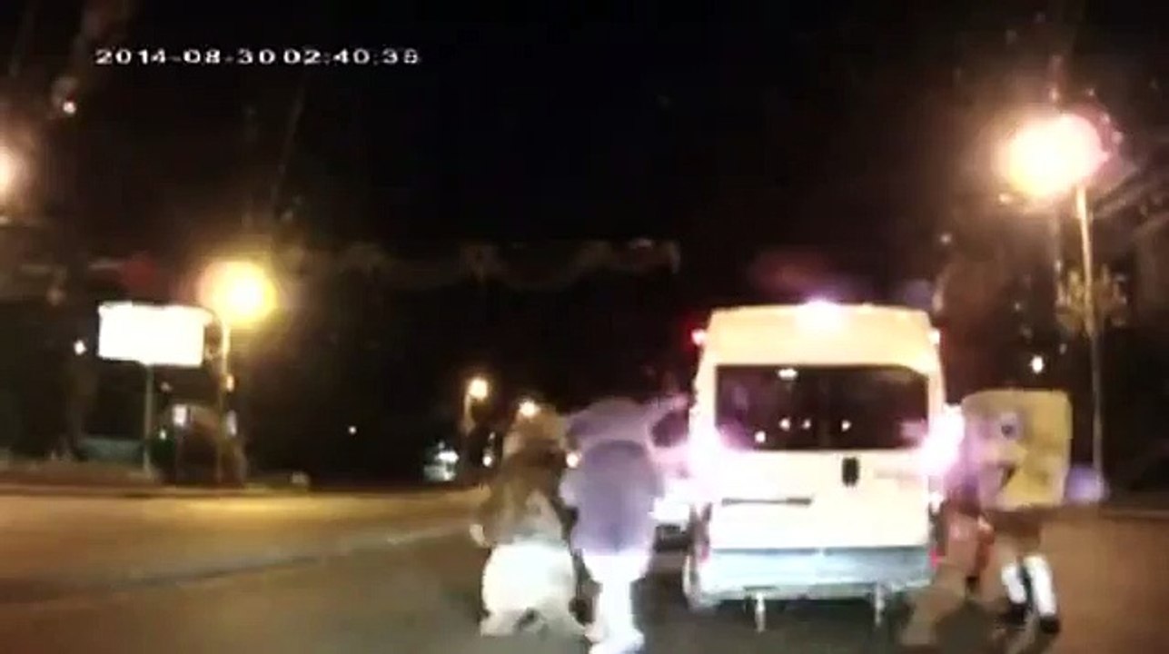 Mickey Mouse and SpongeBob beat up Russian driver in Internet hit