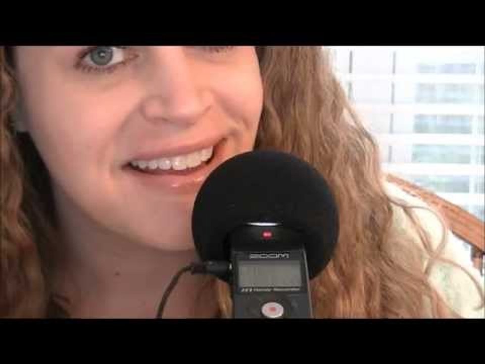 ASMR Unintelligible Whispering + Chewing Gum + Mouth Sounds + Hair Play