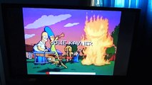 The Simpsons End Credits with Little House Opening Theme
