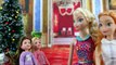 Frozen Anna and Elsa Babysitting Twins Watch School Christmas Play DisneyToysFan