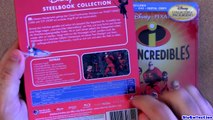 Disney Pixar The Incredibles steelbook blu ray unboxing review from Futureshop