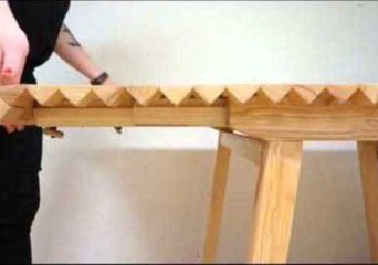 Designer Makes 'Wooden Cloth'