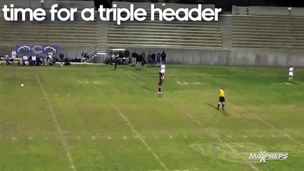 Triple header futbol style (News World)