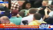 Denuncian agresión de carácter racial en evento de campaña de Donald Trump