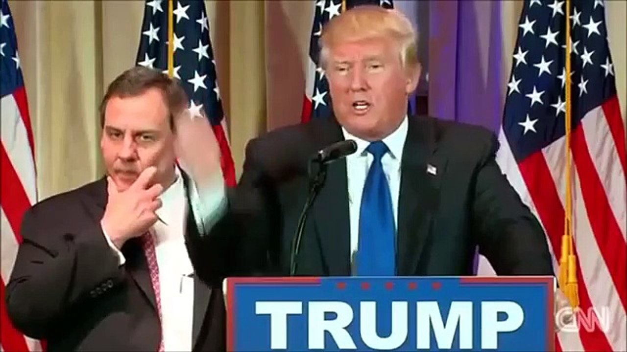 Chris Christie's facial expressions during Donald Trump's speech were easily the best part (VIDEO)