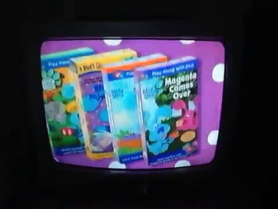 Opening To: Blues Clues Blues Big Musical Movie 2000 VHS