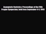 [PDF] Asymptotic Statistics: Proceedings of the Fifth Prague Symposium held from September
