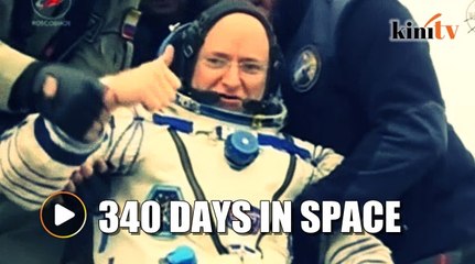 International Space Station's 'one year crew' returns to Earth