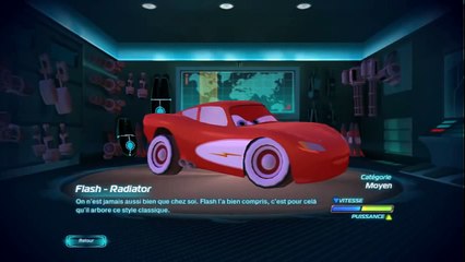 Cars 2 FLASH McQUEEN RADIATOR Français - Caractère dans le Film (Description Complet) [GAMEPLAY]