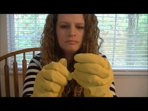 ASMR Sounds Of Latex Gloves With Soft-Spoken Intro.