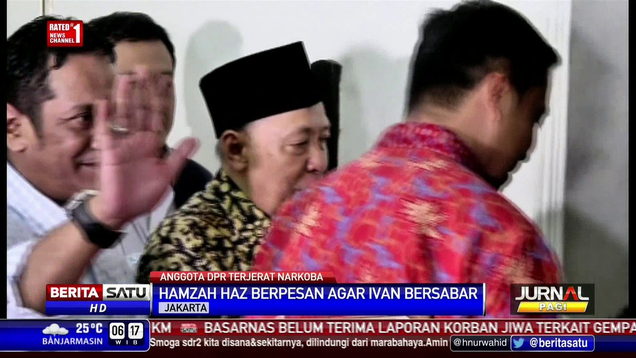 Hamzah Haz Jenguk Ivan Haz di Polda Metro Jaya