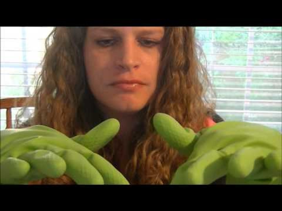 ASMR Whispered Intro. + Sounds Of Rubber Gloves + Touching The Camera & Mic
