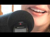 ASMR Up-Close Ear To Ear Chewing Gum   Inaudible/Unintelligible Whispering   Mouth Sounds