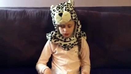 American girl reciting the Quran -