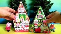 Surprise Merry Christmas from Peppa Pig and George Pig Kinder Eggs Santa Claus Holiday Edi