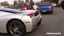 Ferrari Enzo Straight Pipes Exhaust Sound On Track Start, Revs & Fly Bys