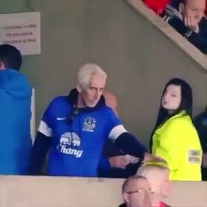 So do the fans Everton during their team's games .. What is your comment
