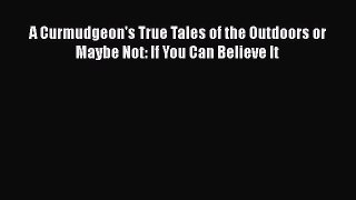 Download A Curmudgeon's True Tales of the Outdoors or Maybe Not: If You Can Believe It Free