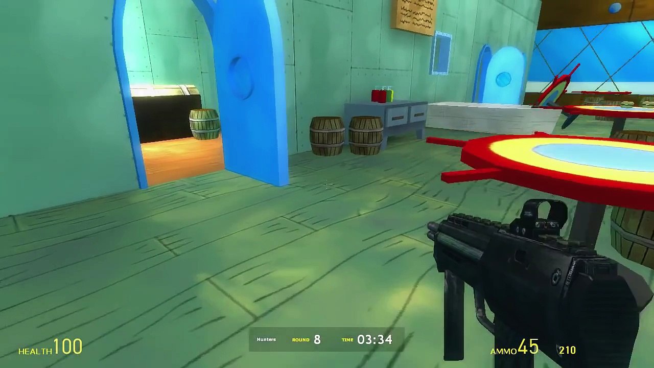 Gmod Funny Moments - Krusty Krab Prop Hunt! (Sneaky Patty / Paranormal Activity / Garrys Mod Fun)