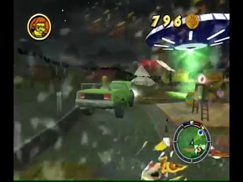 Simpsons Hit & Run Walkthrough: Level 7 - Mission 6: Alien Auto topsy Part 2