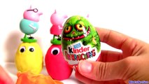 Play-Doh Peppa Pig Stampers Googly Eyes Surprise Eggs Learn Colors Ojos Saltones Huevos Sorpresa