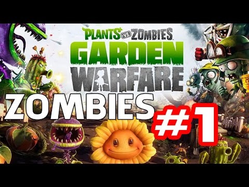 Plants vs. Zombies: Garden Warfare -Graveyard ZOMBIES Co-op w/ Stapler GG Part 1 (PC)