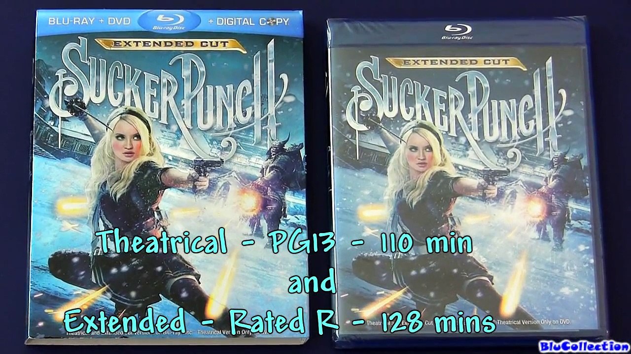 SUCKER PUNCH blu ray Extended Edition unboxing review