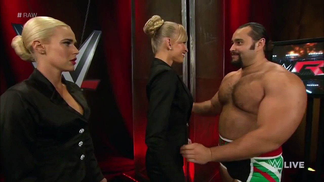 Rusev Kisses Summer Rae in Backstage Lana Watches July 20 2015 video Dailymotion