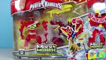 Power Rangers Dino Charge Mixx N Morph Red Ranger & T Rex ZORD & Transformer Hero Masher B