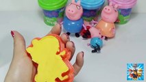 NEW Peppa Pig Play Doh Episodes! Peppa Pig Ice Cream Playdough with Peppa's Family Toys Es