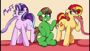 Tumblr: sunset shimmer and starlight glimmer inflation (sequence)