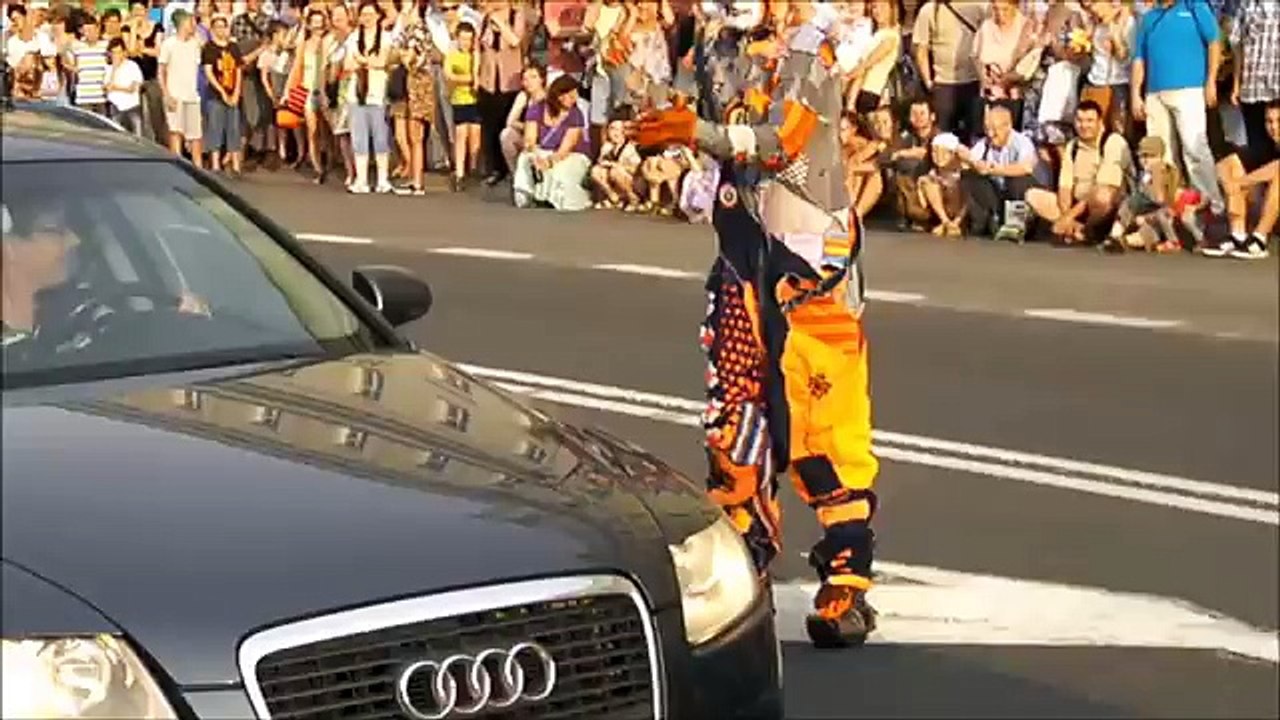 Mimo Karcocha en pologne au Carnaval Sztuk-Mistrzów à Lublin 2014
