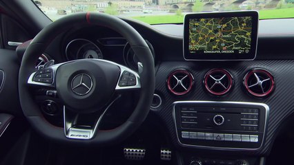 Mercedes AMG A 45 4MATIC Jupiter Red Interior, Exterior and Drive