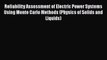 [Read Book] Reliability Assessment of Electric Power Systems Using Monte Carlo Methods (Physics