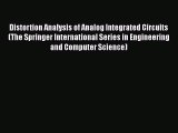 [Read Book] Distortion Analysis of Analog Integrated Circuits (The Springer International Series