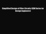 [Read Book] Simplified Design of Filter Circuits (EDN Series for Design Engineers)  EBook