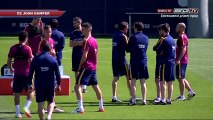 DIRECTE - Entrenament del FC Barcelona previ al partit amb el Deportivo (125)