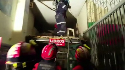 Man pulled alive from ceiling in Ecuador rescue efforts