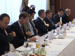 Davutoğlu AB büyükelçileriyle buluştu