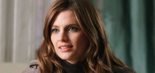 Stana Katic leaving Castle 2016