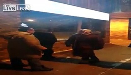 Wife  up Husband in Public for having