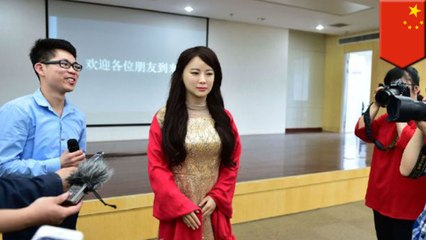 Meet Jia Jia, a 'robot goddess' modeled after a Chinese university's five hottest women