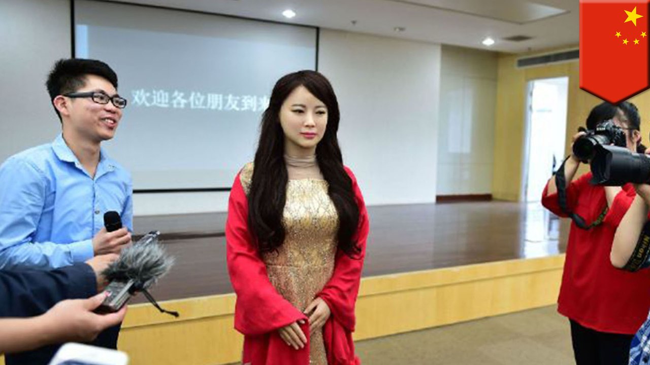 Meet Jia Jia, a 'robot goddess' modeled after a Chinese university's five hottest women