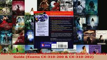 PDF  Sun Certified System Administrator for Solaris 10 Study Guide Exams CX310200  Download Online