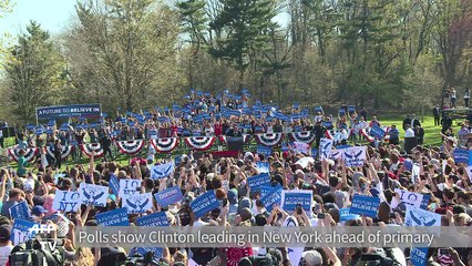 Sanders attacks Clinton days before New York primary