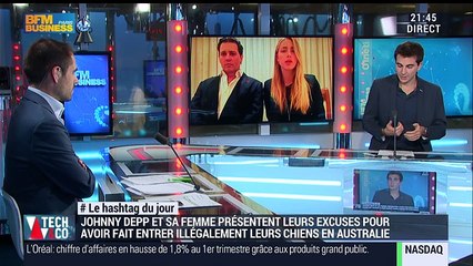 Le Hashtag du jour: Pas moins de 50 000 tweets sur la vidéo de Johnny Depp et de sa femme - 18/04