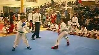 PTG Taekwondo - Wenceslao Pascual (lucha amar verde 10 y 11 años)- Torneo IMAD 2010.AVI