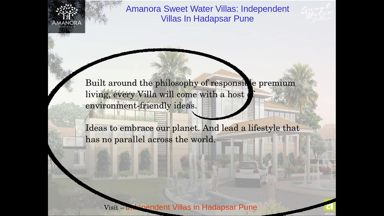 Amanora Sweet Water Villas: Property For Sale in Hadapsar Pune